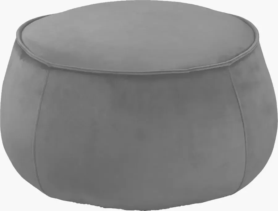 Bodilson Poef Durban Zachte poef Voetenbankje Grijs 60x34cm