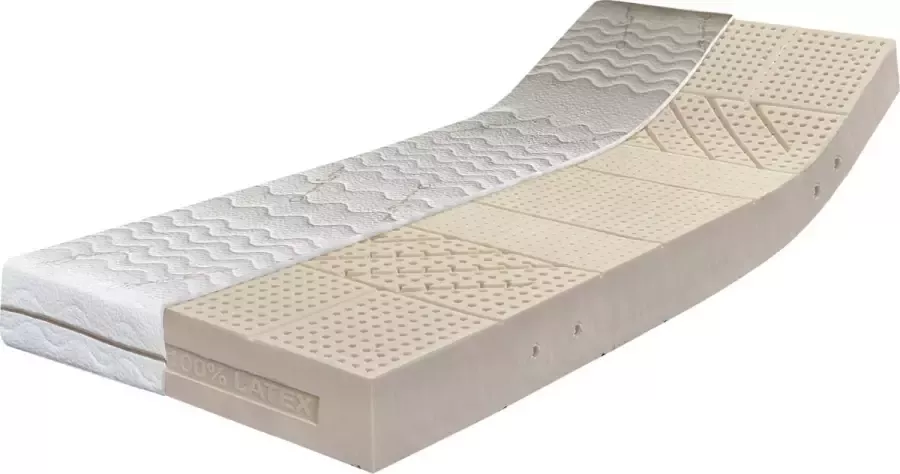 Bodo proud life Natuurlatex Matras 18cm dik afritsbare hoes 120x200 7438205641699