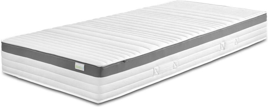 Bodyprotect 140 x 200 cm pocketveringmatras 520 orthopedisch matras met hardheidsgraad 4 7 comfortzones Made in EU afneembare hoes van polyester wasbaar op 60 graden 140 x 200 x 21 cm wit