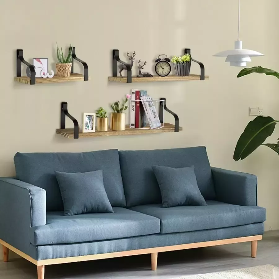 Boekenplank Wandplank Drijvend Opbergrek