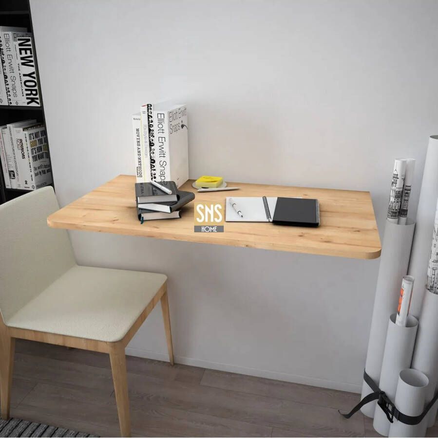 Bofigo Ovaal Geslepen Elegante Oplossing voor Beperkte Ruimtes De Ovale Hoekklaptafel voor de Muur Stijlvol en Praktisch Ovale Hoektafel Maximaliseer Jouw Ruimte 72 x 45 cm Atlas Pijnboom - Foto 2