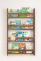 Bofigo SNS Home Met 4 Planken 120 x 74 Cm Montessori Boekenkast Educatieve Kinderboekenkast Woor Kinderen MDF Wit - Thumbnail 2