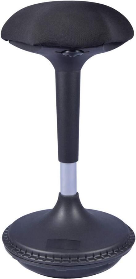 BOG Ergonomische Bureaukruk – In Hoogte Verstelbare Staande Bureaustoel – Dynamische Wiebelkruk Voor Staand Bureau – Zwart