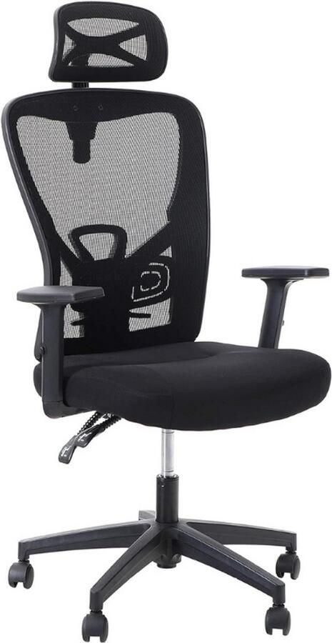 BOG Ergonomische Bureaustoel Hoge Rug Computerstoel Verstelbare Hoofdsteun Lendensteun En Armleuningen 90-135° Kantelhoek Executive Manager-Stoel Voor Thuiskantoor