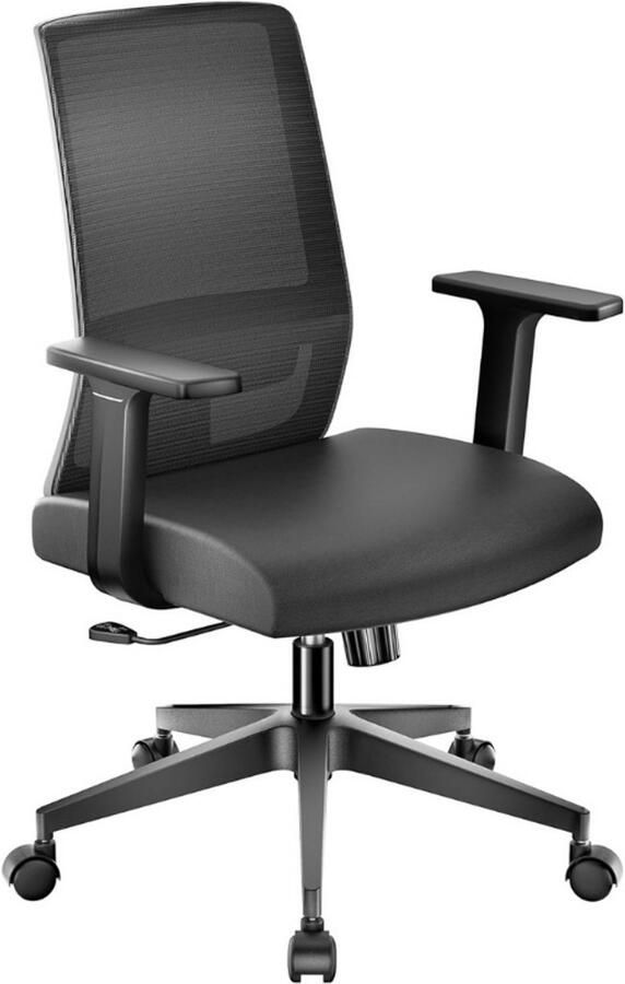 BOG Ergonomische Bureaustoel Met Lendensteun In Hoogte Verstelbaar Luchtdoorlatende Rugleuning Belastbaar Tot 120 Kg
