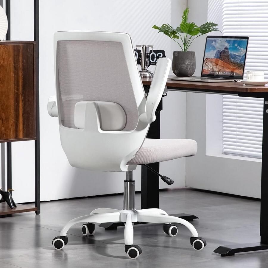 BOG Ergonomische Bureaustoel Met Verstelbare Armleuningen – Comfort- Ondersteuning En Eenvoudige Montage Voor Elk Thuiskantoor