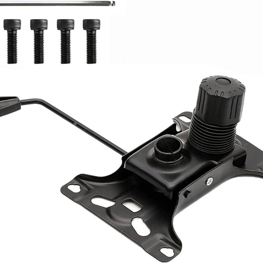 BOG Metalen Zitmechanisme – Basisplaat Voor Bureaustoel – Kantelfunctie En Hoogteverstelling – Vervangend Onderdeel Met Vergrendelbare Hendel – Reserveonderdeel Office Chair