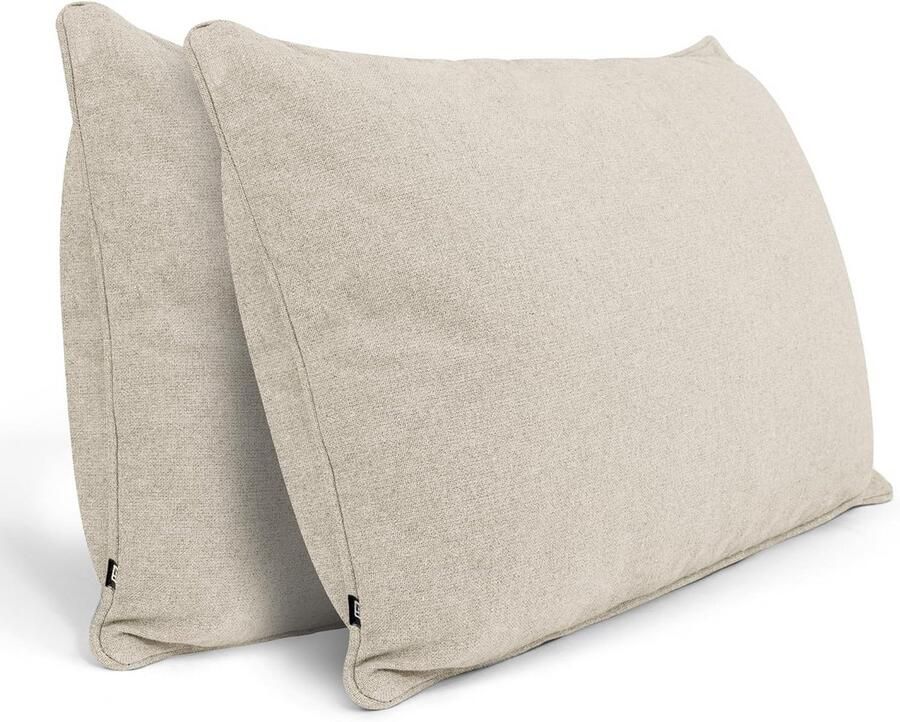BOG Modern Sofakussen Set Van 2 – 40x70 Cm – Zachte Katoenen Hoes – Comfortabele Medium-Harde Sier- En Rugkussens Voor Bank Of Slaapkamer