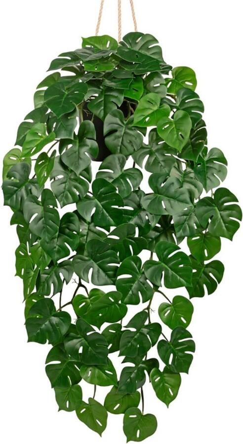 BOG Monstera Kunstplanten Als Echt In Pot Kunstplanten In Pot 20 Cm Potplanten Voor Tafel Badkamer Woonkamer Decoratie