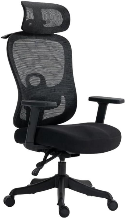 BOG Prestige Bureaustoel Elegant En Comfortabel Voor Maximale iviteit Verstelbare Hoofdsteun Lendensteun Ademend Mesh En Vergrendelbare Kantelfunctie