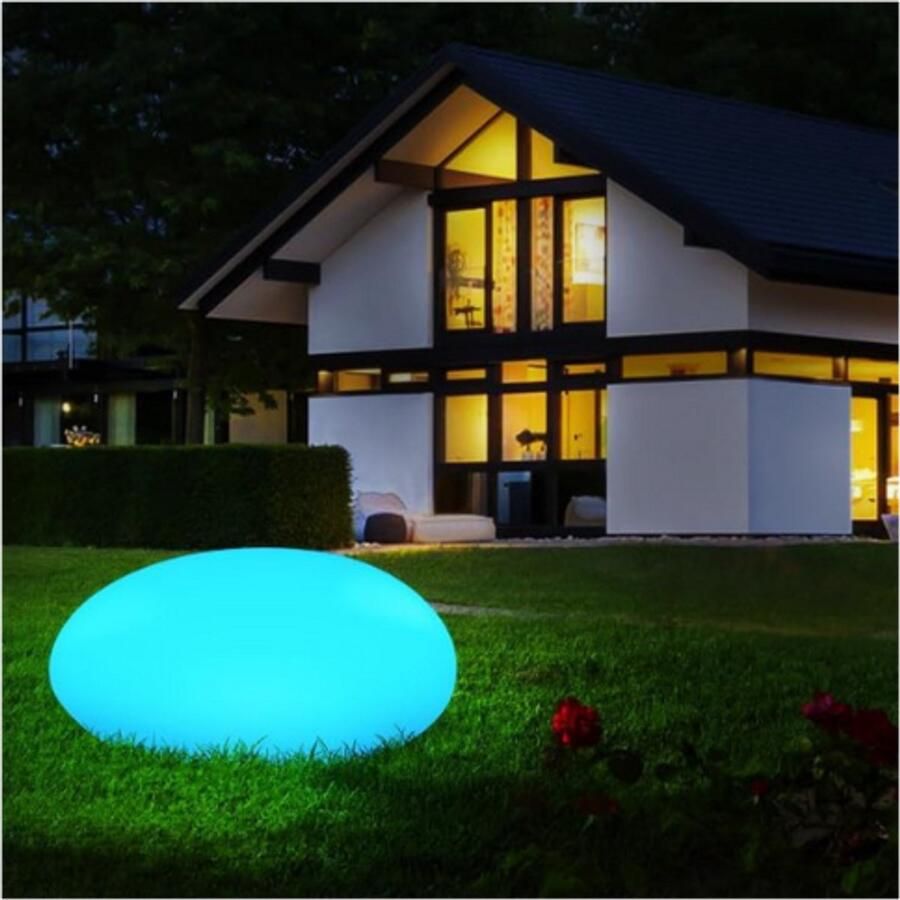 PEAM Solar LED Lamp Voor Buiten Decoratieve Steenlamp Met 16 Kleuren En Afstandsbediening Waterdicht IP54 Tuinlamp Voor Gazon Terras Patio En Interieur