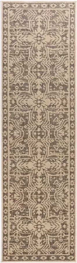 Boho&me Balkonkleed Sunny Oriental beige|zwart 80x200 cm - Foto 1