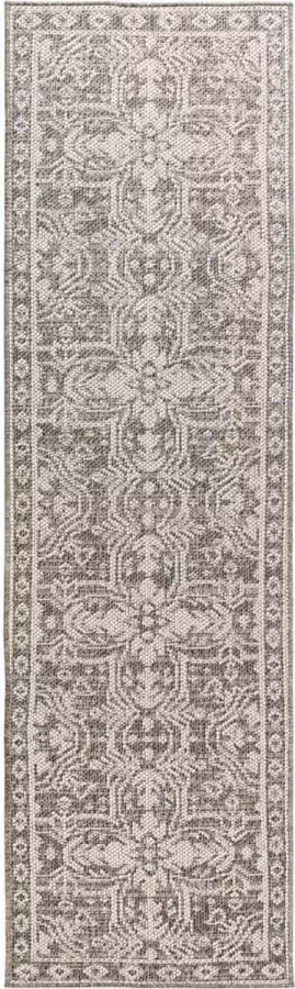 Boho&me Balkonkleed Sunny Oriental grijs 80x200 cm