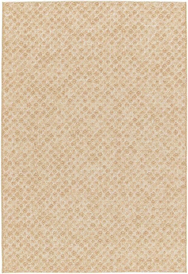 Boho&me Buitenkleed ruiten Corde Trellis naturel wit 200x290 cm