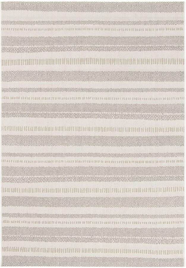 Boho&me Buitenkleed strepen Verdance Cadence beige 200x290 cm