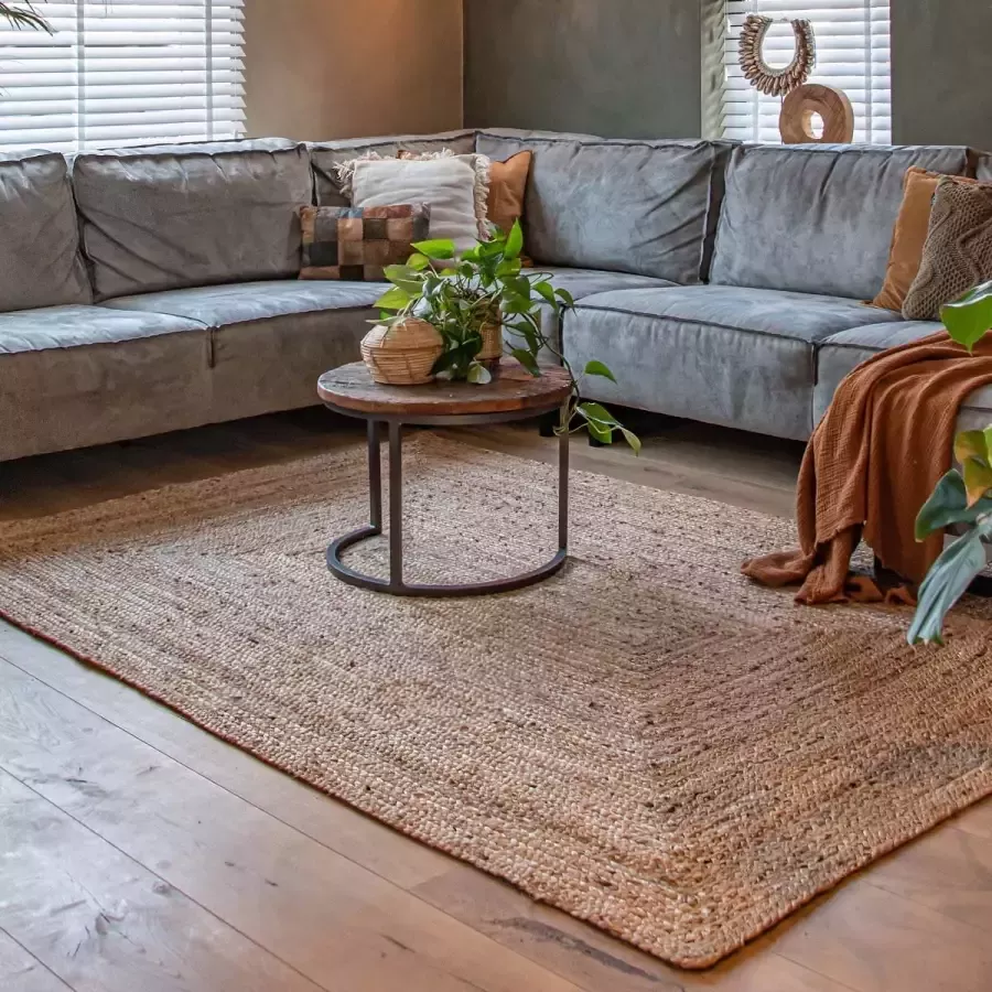 Folkways Jute vloerkleed Boho & me naturel 240x340 cm