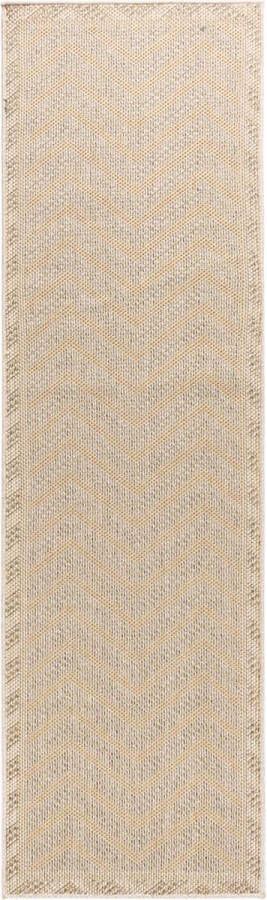 Boho&me Jute balkonkleed Sunny Contour naturel 66x230 cm
