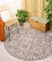 Boho&me Rond buitenkleed Sunny Oriental grijs 150 cm rond - Thumbnail 1