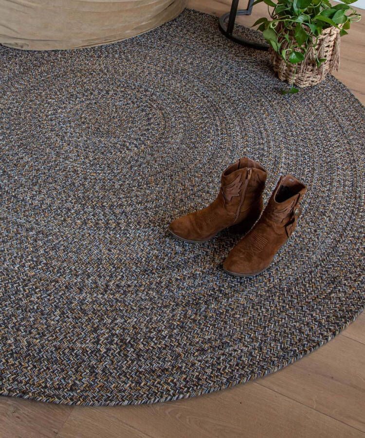 Boho&me Rond vloerkleed katoen Joy multi 300 cm rond