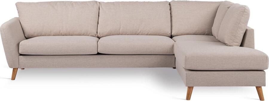 Bold Living Hoekbank Grace Poot Eiken Beige Inari