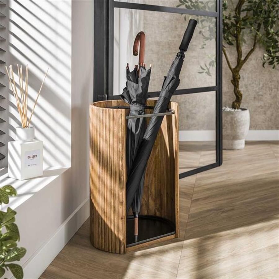 Hoyz Collection Paraplubak Wave Massief Mango Zand