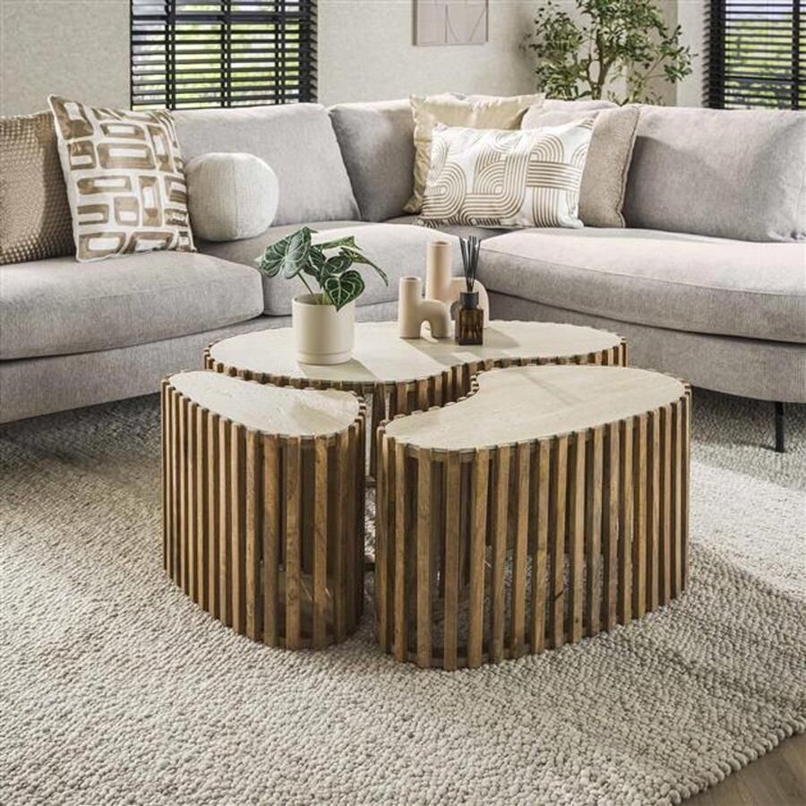 Bold Living Salontafel Dash Mangohout Naturel
