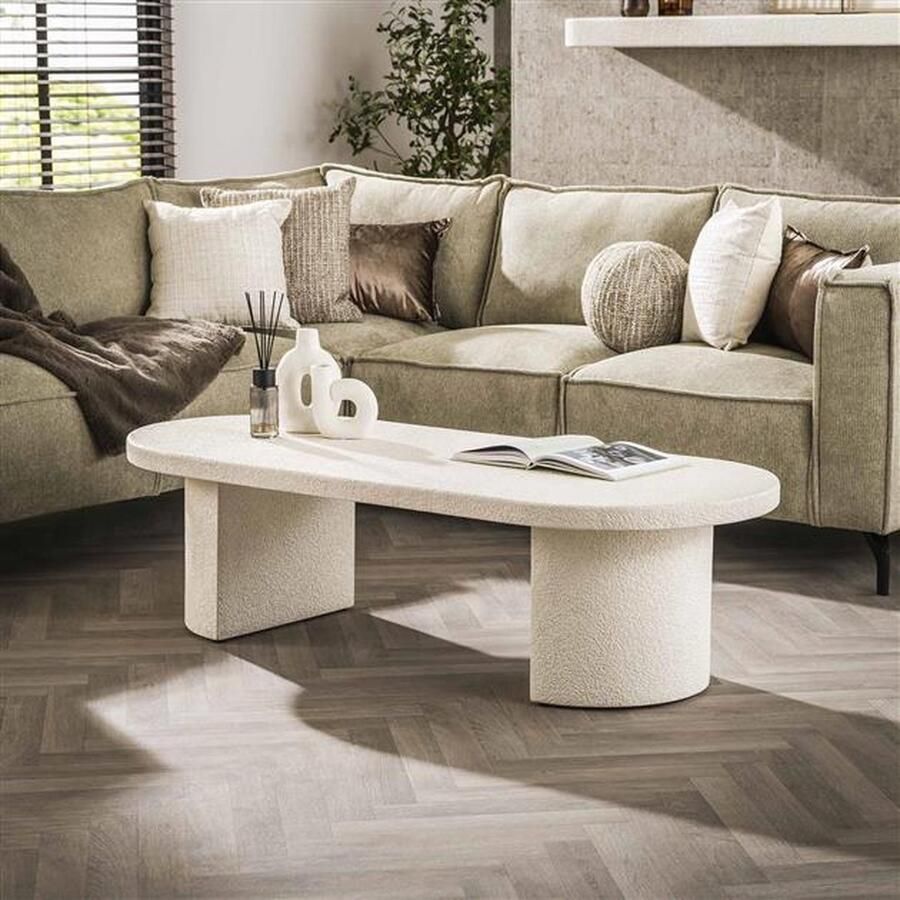 Bold Living Salontafel Eloise Marmer Composiet Wit