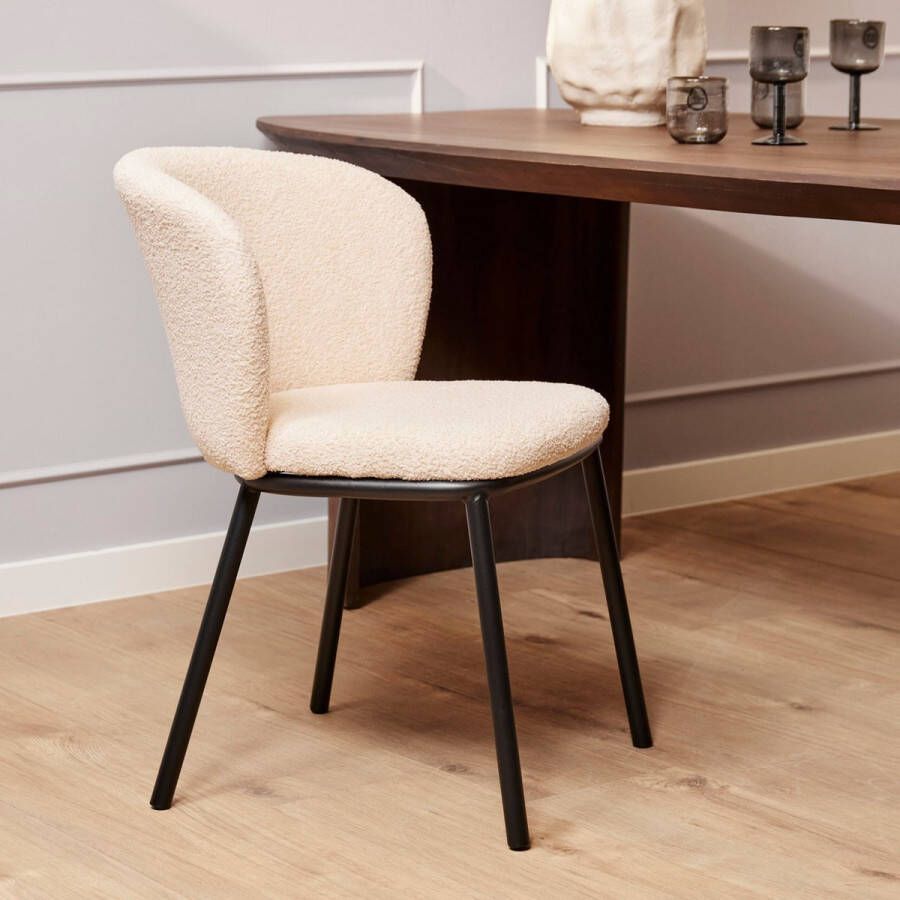 Bold Living Eetkamerstoel Teddy Beige Teddy