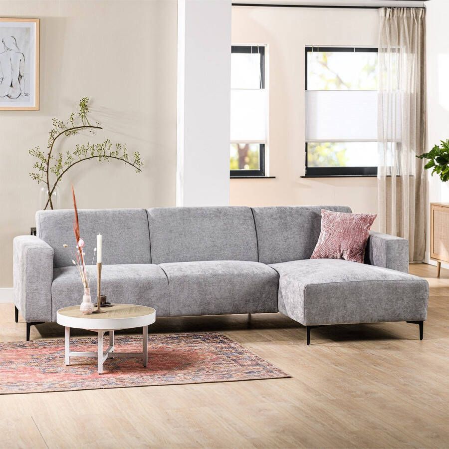 Bold Living Hoekbank Harvard Grijs Rowan