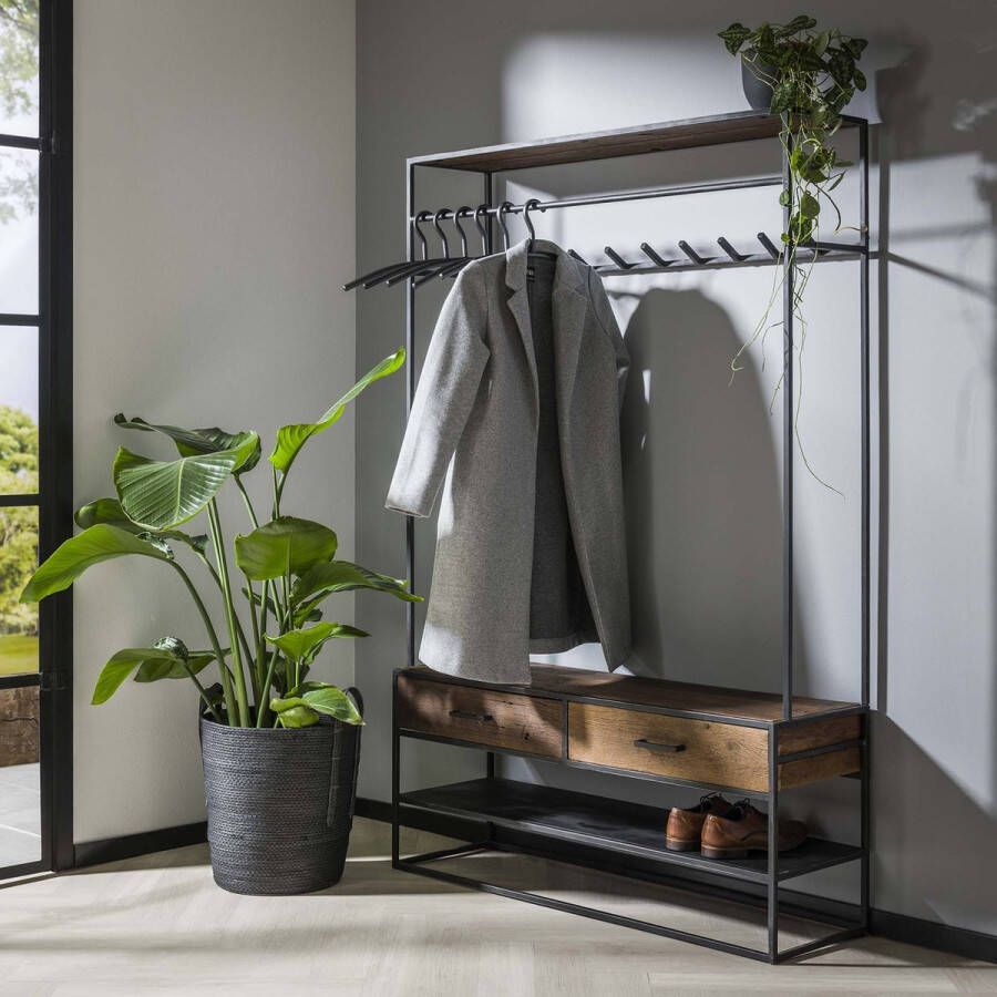 Bold Living Kapstok Blend Zwart Hardhout