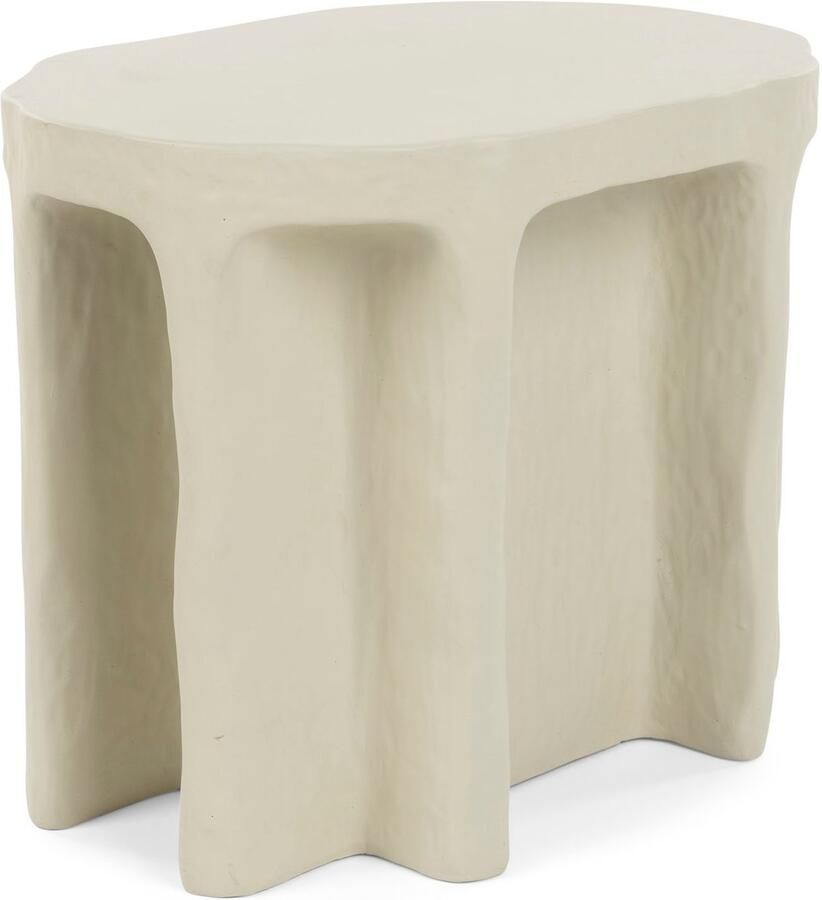 Bold Monkey Born To Be Alive Bijzettafel Ovaal 60x45 cm Beigen