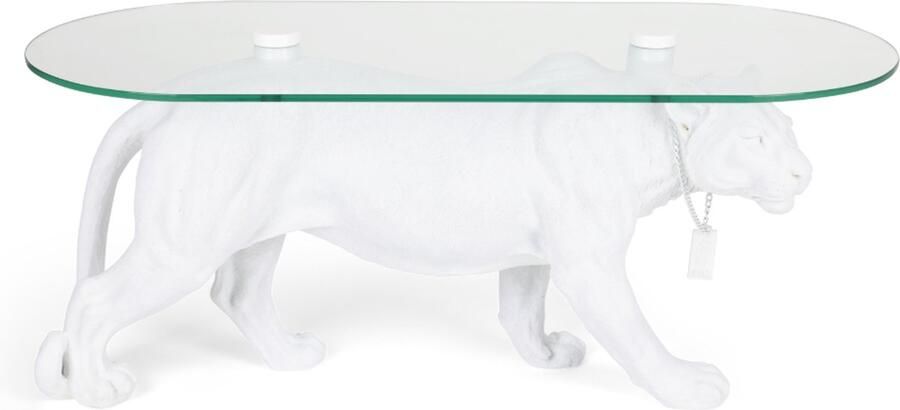 Bold Monkey Dope As Hell Panter salontafel Wit