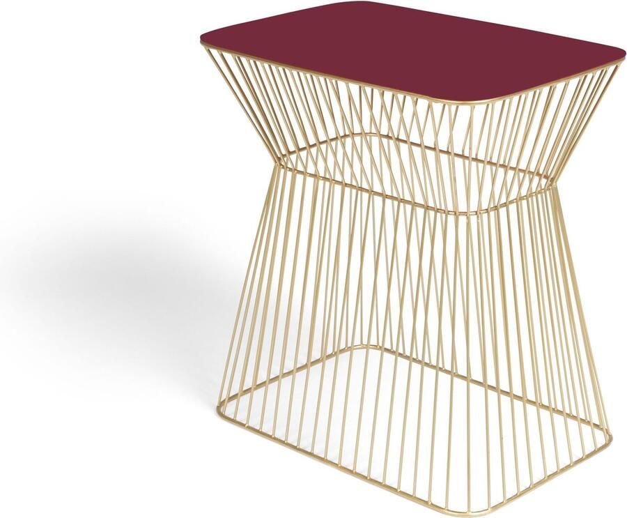 Bold Monkey No Offence bijzettafel wijnrood Rood}