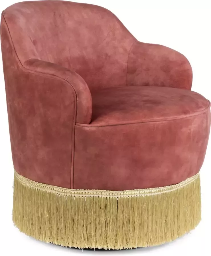 Zuiver BOLD MONKEY Fringe Me Up Lounge Chair Old Pink - Foto 1