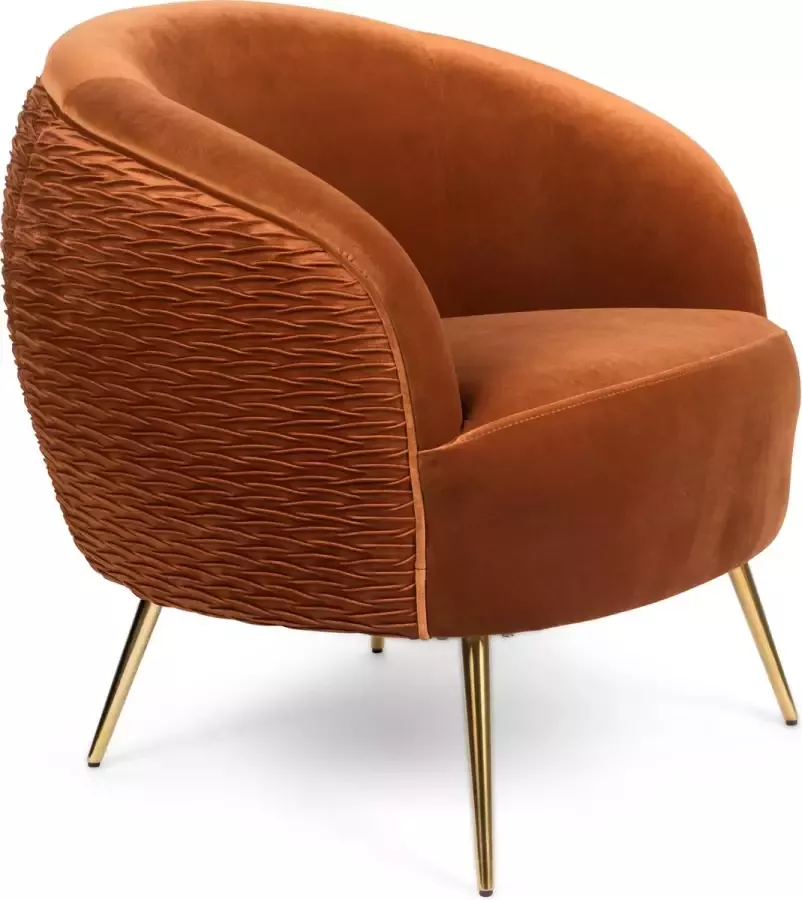 Zuiver BOLD MONKEY So Curvy Lounge Chair Orange