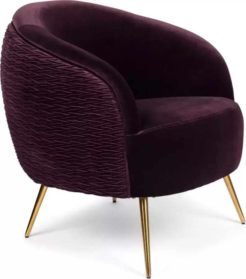 Zuiver BOLD MONKEY So Curvy Lounge Chair Purple - Foto 1