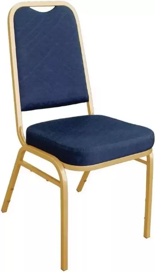 Bolero Banketstoel Blauw Stapelbaar ( Set van 4 )
