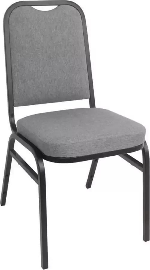 Bolero Banketstoel Grijs Sptapelbaar ( Set van 4 )