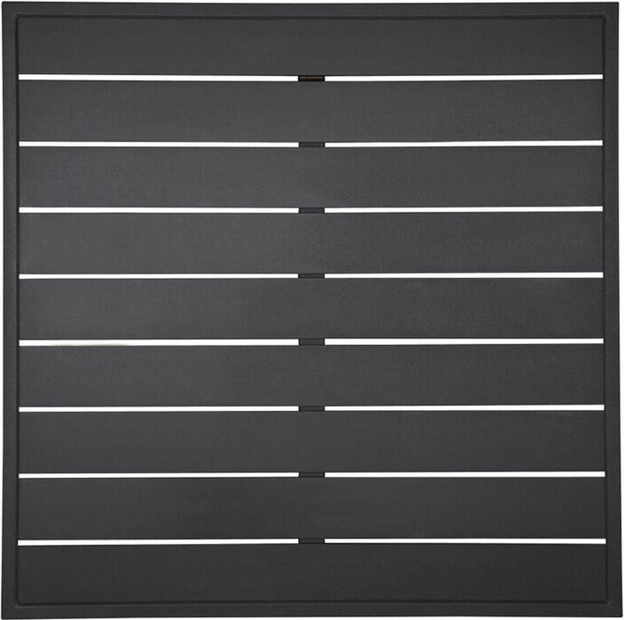 Bolero Aluminium Tafelblad Vierkant Zwart 700mm FW599