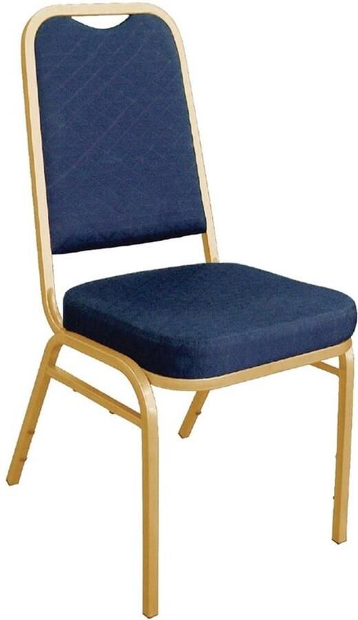 Bolero Banketstoel Blauw Stapelbaar ( Set van 4 )