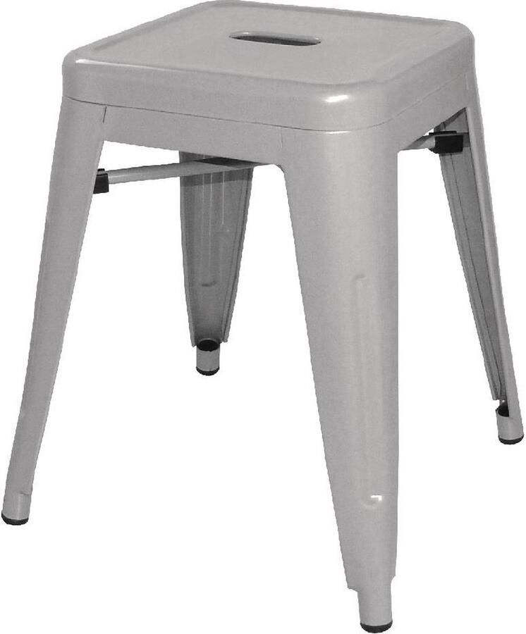 Bolero Bistro Lage Kruk van Staal (4 Stuks) DL875