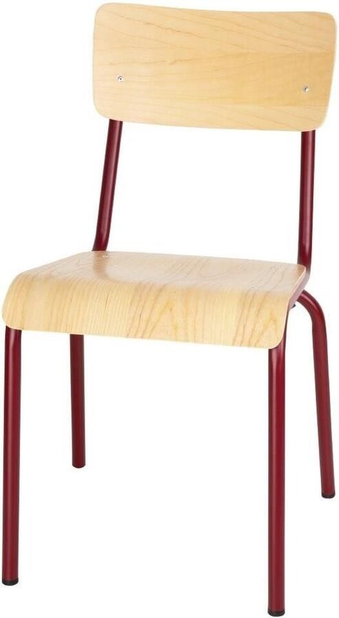 Bolero Cantina Bijzetstoelen met Zitkussen en Rugleuning (4 Stuks) FB943 Horeca & Professioneel