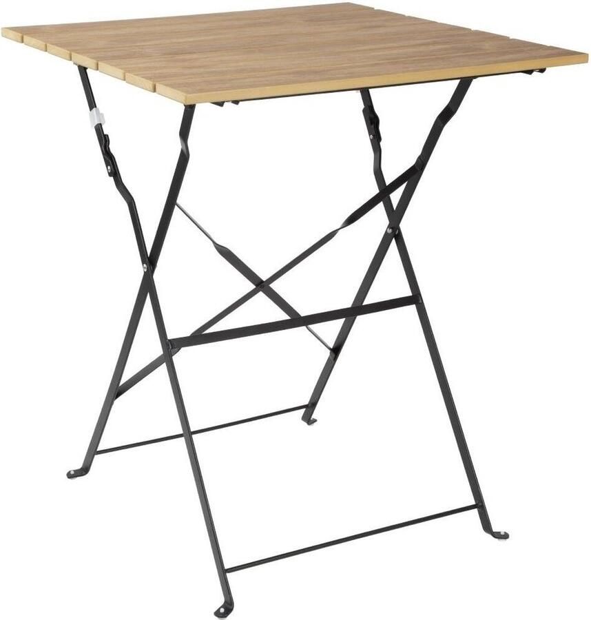 Bolero Perth Bestrating Stijl Vierkante Tafel Houteffect FU538