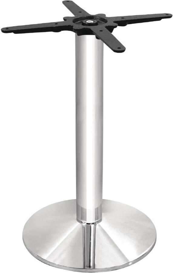 Bolero ronde verchroomde tafelpoot 72(h) x 43 Ø cm