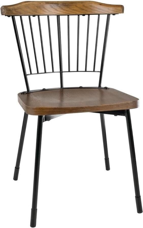 Bolero Scandi Bijzetstoelen Zwart (pak van 2) FB871