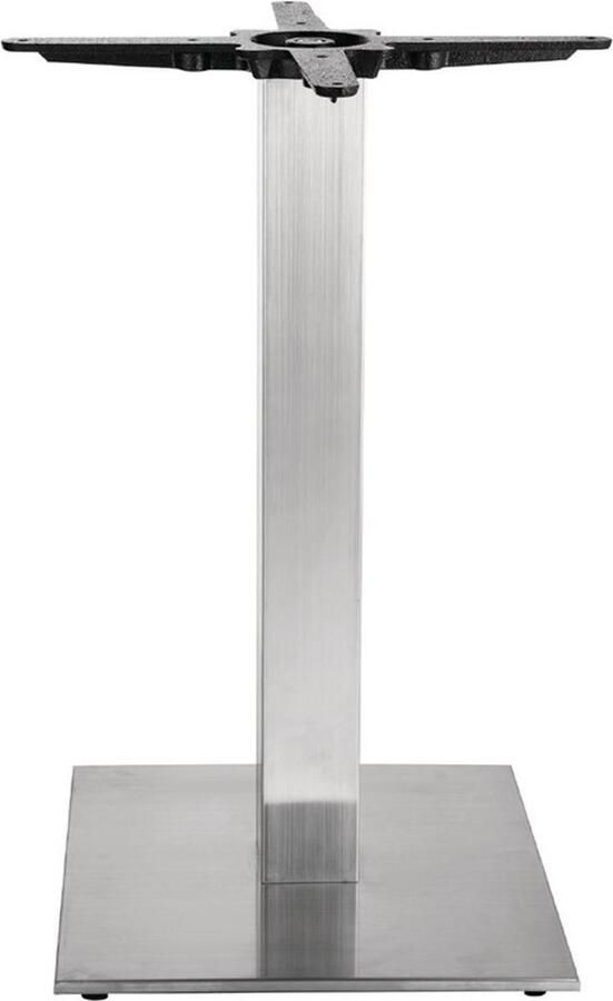 Bolero vierkant RVS tafelonderstel