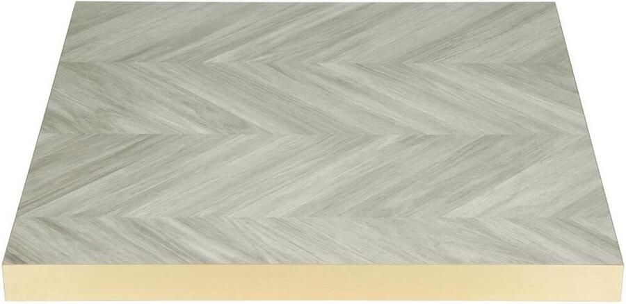 Bolero Voorgeboord Tafelblad Chevron Design 700 Mm FU512