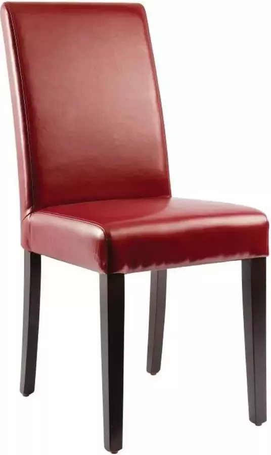 Bolero eetkamerstoel kunstleer Rood 2 stuks