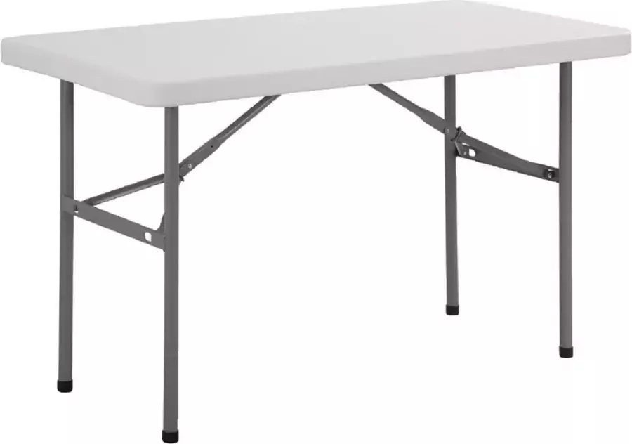 Bolero Inklapbare Eettafel 61x122cm Wit