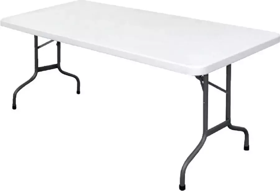 Bolero Inklapbare Eettafel 75x183cm Wit